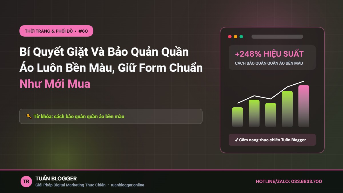 Bí Quyết Giặt Và Bảo Quản Quần Áo Luôn Bền Màu, Giữ Form Chuẩn Như Mới Mua - cách bảo quản quần áo bền màu