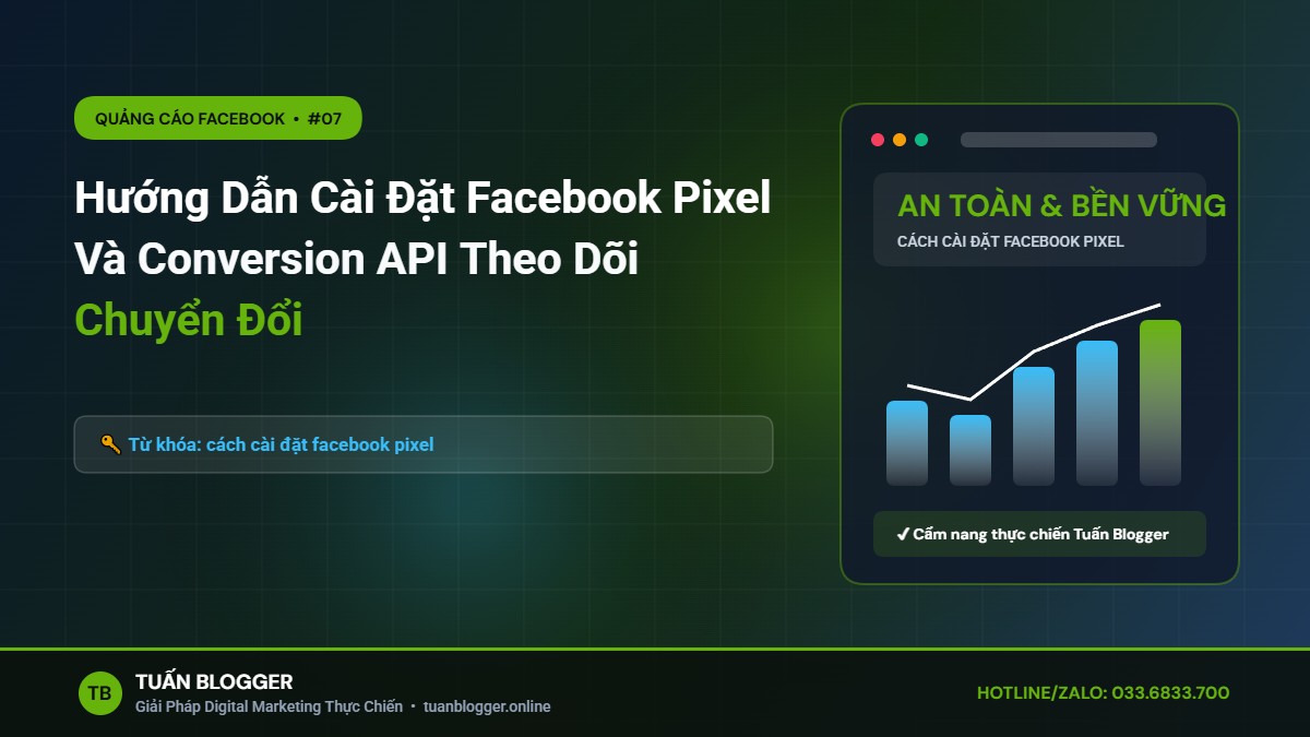 Hướng Dẫn Cài Đặt Facebook Pixel Và Conversion API Theo Dõi Chuyển Đổi - Cách cài đặt facebook pixel