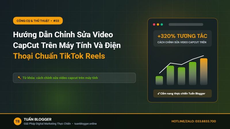 Hướng Dẫn Chỉnh Sửa Video CapCut Trên Máy Tính Và Điện Thoại Chuẩn TikTok Reels - cách chỉnh sửa video capcut trên máy tính