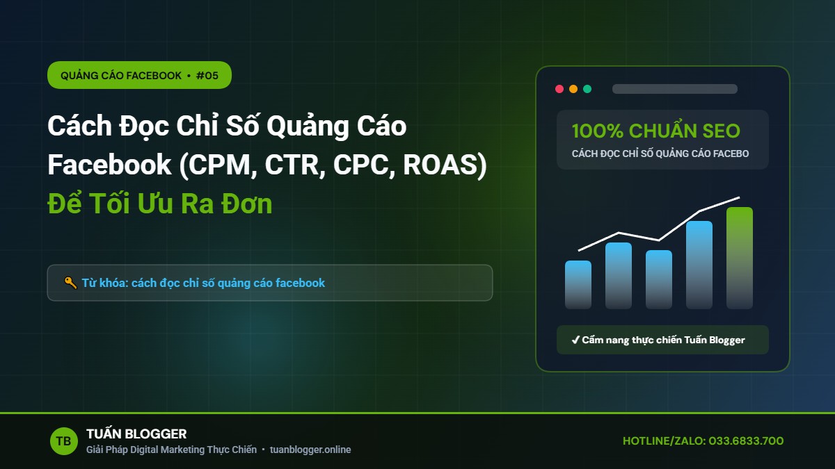 Cách Đọc Chỉ Số Quảng Cáo Facebook (CPM, CTR, CPC, ROAS) Để Tối Ưu Ra Đơn - cách đọc chỉ số quảng cáo facebook
