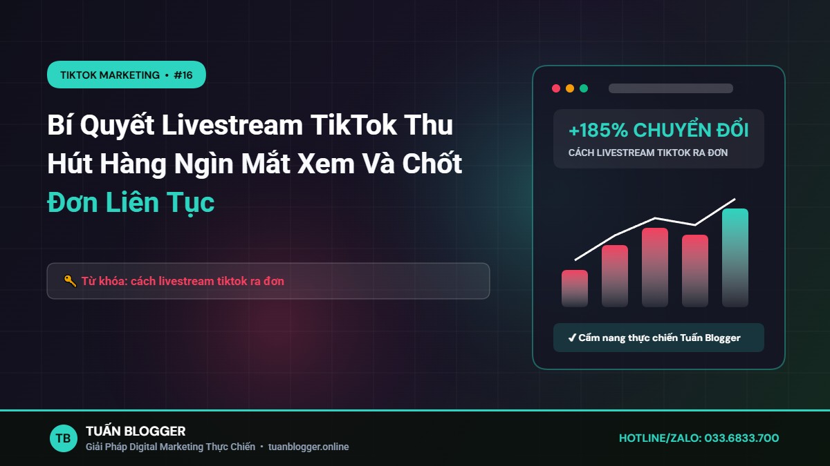 Bí Quyết Livestream TikTok Thu Hút Hàng Ngìn Mắt Xem Và Chốt Đơn Liên Tục - cách livestream tiktok ra đơn