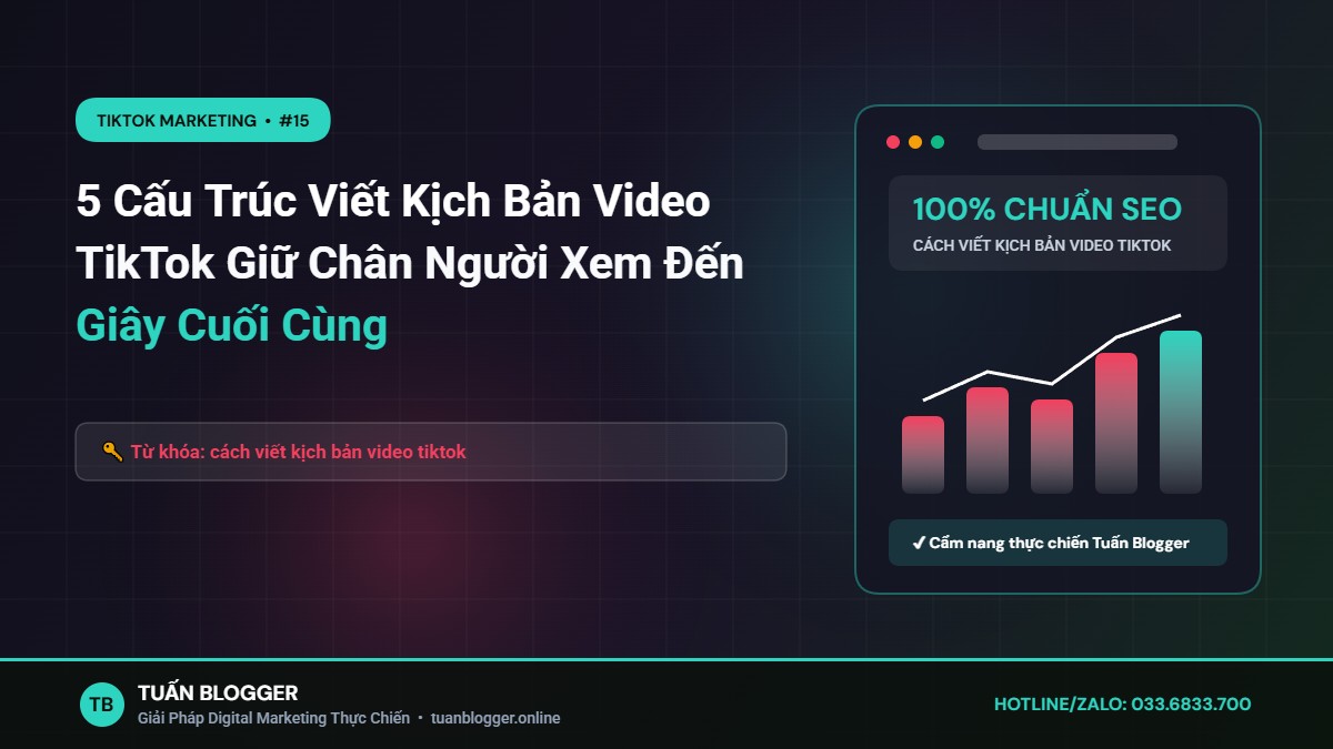 5 Cấu Trúc Viết Kịch Bản Video TikTok Giữ Chân Người Xem Đến Giây Cuối Cùng - cách viết kịch bản video tiktok