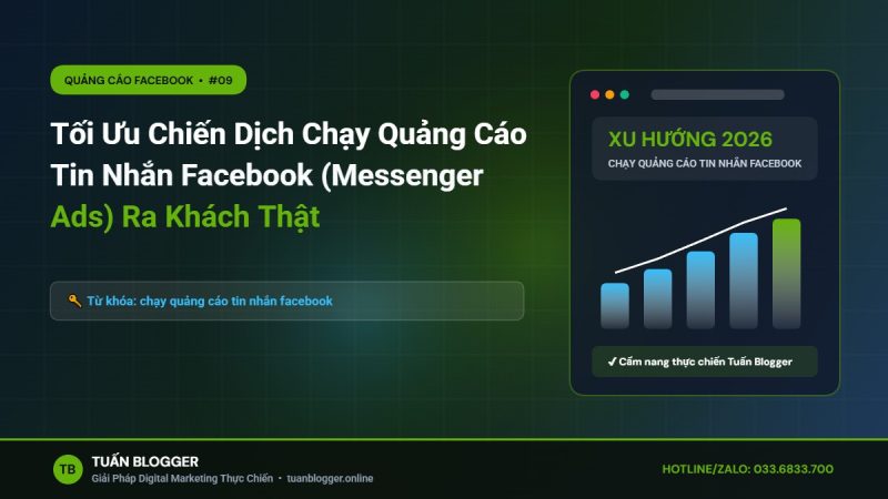 Tối Ưu Chiến Dịch Chạy Quảng Cáo Tin Nhắn Facebook (Messenger Ads) Ra Khách Thật - chạy quảng cáo tin nhắn facebook