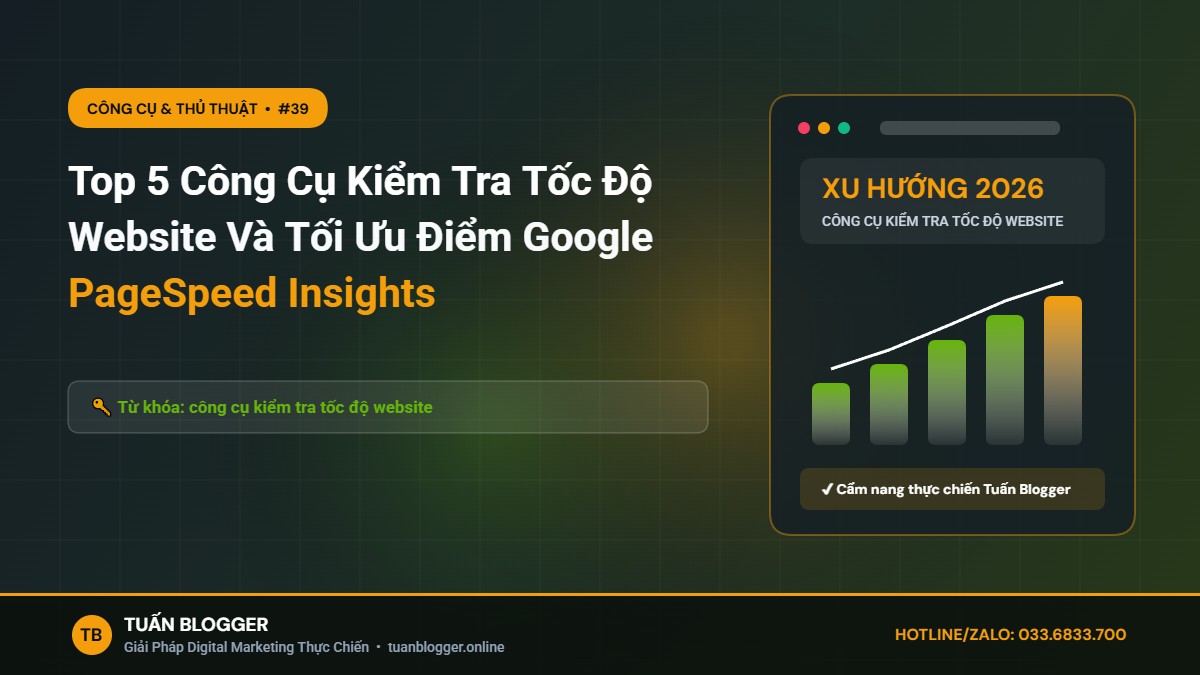 Top 5 Công Cụ Kiểm Tra Tốc Độ Website Và Tối Ưu Điểm Google PageSpeed Insights - công cụ kiểm tra tốc độ website