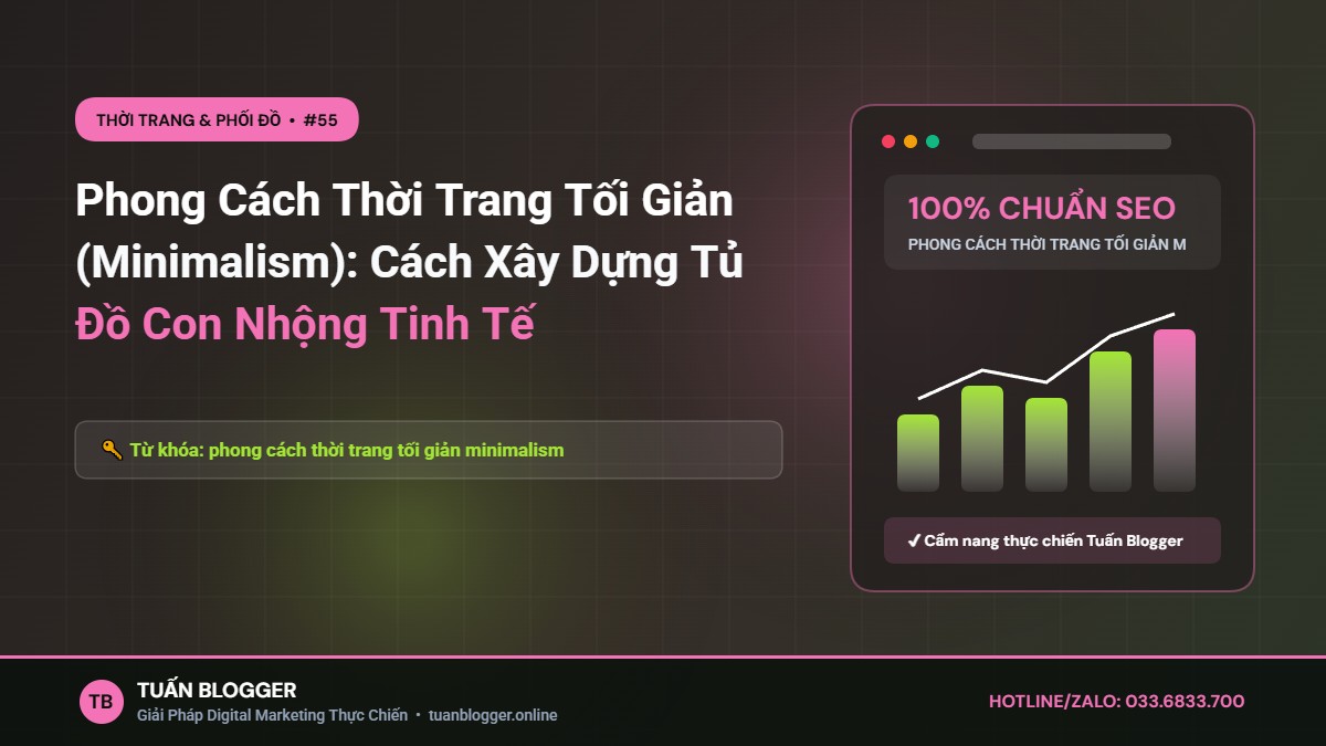Phong Cách Thời Trang Tối Giản (Minimalism): Cách Xây Dựng Tủ Đồ Con Nhộng Tinh Tế - phong cách thời trang tối giản minimalism